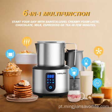 6-em-1 batedor de leite de indução automática para café